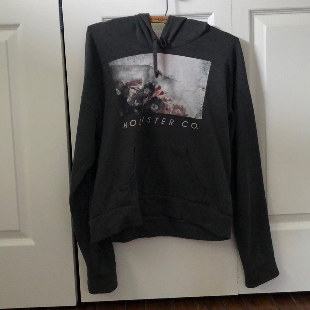 Hollister Grey Hoodie M